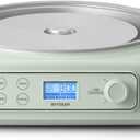 BUYDEEM LP55 5-in-1 Slow Cooker, Compatible with Various Cookwares, Multi-Cooker with Two Temperature Settings, Auto Keep Warm for 2H, Cozy Greenish, Pot Not Included