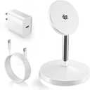 Magnetic Wireless Charger iPhone Stand,Qi2.2-Certified 25W Mag-Safe Charger Fast Charging Stand 35W USB C Adapter 6FT Cable Wireless Fast Charge Station for iPhone 17 Pro Max/17/16/15/14/13/12,AirPods