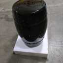 Red Lantern 18" Solid Black Porcelain Garden Stool (Round)