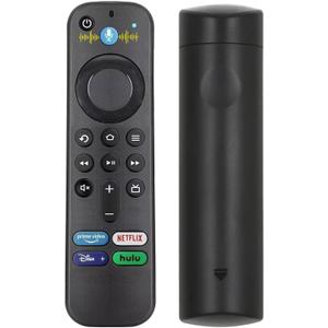 Replacement Voice Remote Control L5B83G Compatible with Fire Smart TVs Cube (3rd Gen), Smart TVs Stick 4K (2nd & 3rd Gen), Smart TVs Stick (3rd Gen) (Black)