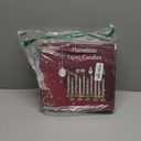 POQCCT LED Flameless Window Candles with Remote Timer 10 PCS Battery Operated Flickering Taper Candle Lights with Removable Gold Candle Holders Best Gift for Xmas Wedding Home Dinner Decor