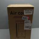 Portable Evaporative Air Cooler, Quiet Windowless Swamp Cooler with 4 Ice Packs, 2 Gallon Water Tank, Remote Control, 4 Modes & 3 Speeds, Oscillating Cooling Fan for Bedroom, Living Room and Office