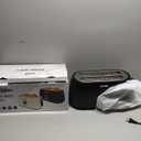 Toaster 4 Slice,KOTIAN Retro Long Slot Toasters with Countdown Timer,Stainless Steel Toaster,Bagel,Defrost,Reheat,Cancel Functions,Extra Wide Slots,6 Toast Settings,Removable Crumbs Tray,Matte black