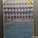 Colorful White Umbrellas Poster Print - Boho Wall Art Decor, Photo Wall Art for Home & Office (24x18 in | 60x45 cm, 1) Unframed)