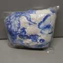 Printed Watercolor Blue and White Floral Throw Blanket Ultra Soft Cozy Flannel Fleece Blanket Plush Warm Lightweight Bedding for Couch Sofa Chair Bed Living Room Bedroom Decor,60"X50"