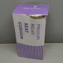 C CUSHION LAB Patented Pressure Relief Seat Cushion for Long Sitting Hours on Office/Home Chair, Car, Wheelchair - Extra-Dense Memory Foam for Hip, Tailbone, Coccyx, Sciatica - Light Grey (Gray)