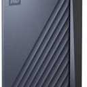 WD 6TB My Passport Ultra Blue, Portable External Hard Drive, Backup Software with Defense Against ransomware, and Password Protection, USB-C and USB 3.1 - WDBEJA0060BBL-WESN