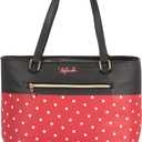 PICNIC TIME Disney Lilo & Stitch Uptown Cooler Tote Bag, Insulated Lunch Bag, Stylish Beach Bag Soft Cooler, (Black)