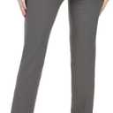 Rekucci Womens Ease into Comfort Fit Barely Bootcut Business Casual Stretch Pants in Regular/Tall/Petite fit (Graphite)