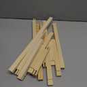 Hotop 6 Set Stretcher Bars for Needlework 6 Size Wooden Canvas Stretcher Bars for Needlepoint Embroidery Stitch Frame Set Bundle with Crafts (Natural)