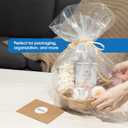 Spartan Industrial - 9" X 12" Open-End Flat Bags (200 Count) 1.1 Mil Clear Poly Bags for Clothing, Art, Journal Packaging (Do Not Have Seal and Do Not Have Prints)