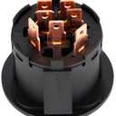 2 x Ignition Starter Switch 4 Position with 2 Key Fits Husqvarna, AYP, Craftsman, MPN, Delta, Poulan, Ariens, MTD, Snapper, 193350,532193350,6900-49P1,33457,21546319,448017800,725-07527,705064