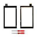 Lenboes Front Outer Lens LCD Touch Screen Glass Panel Digitizer Replacement Part with Opening Tool for Nintendo Switch NS V2 HAC-001-01 2019 (Not for NS V1 HAC-001)