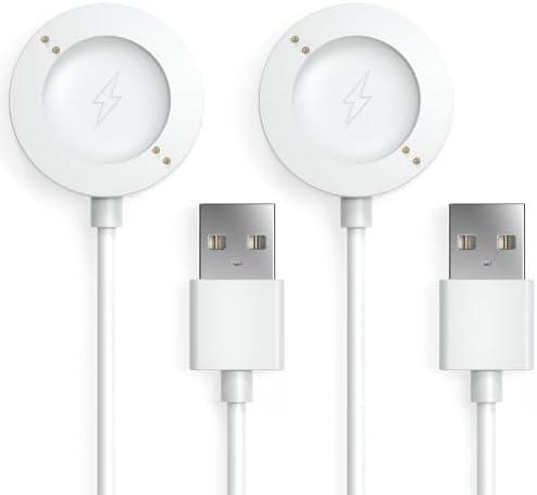 TUSITA Rapid Charger Compatible with Fossil Gen 6, Michael Kors Gen 6 Touchscreen Smart Watch FTW0006 MKT0003-1M (2-Pack)