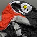 KMiKE Inflatable Dinosaur Costume for Kids Funny Halloween Costumes Fantasy Cosplay Blow up for Boys Girls Teens, One Size