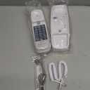 AT&T 210 Basic Trimline Corded Phone, No AC Power Required, Wall-Mountable, White