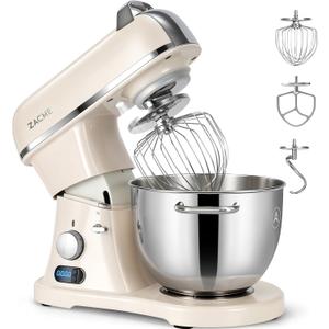 8.4QT Commercial Stand Mixer 800W with Aluminum Die Casting Meets the Standard of NSF/ANSI 8-2023, Mixers Kitchen Electric Stand Mixer with Stainless Steel 8L Bowl, Dough Hook, Whisk and Beater