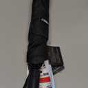 LANBRELLA Compact Reverse Folding Umbrella Auto Windproof Travel Umbrella (46 INCH, Black)