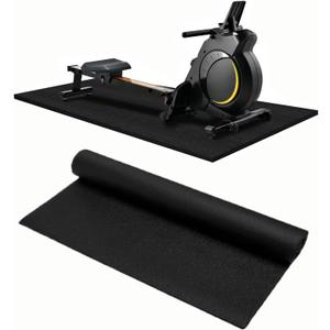 VTORY Large Yoga Mat 6'x 4', Extra Wide Exercise Mat for Men and Women, Yoga Mat 1/4 & 1/3 & 1/2 Thick, Non-Slip, Durable Workout Mat for Home Workout, Yoga, Pilates, Stretching (black)