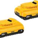 DEWALT 20V MAX 4 Ah Lithium Ion Battery 2-Pack (DCB240-2)