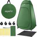 ROPODA Pop Up Tent 83inches x 48inches x 48inches, Upgrade Privacy Tent, Porta-Potty Tent Includes 1 Removable Bottom, 8 Stakes, 1 Removable Rain Cover, 1 Carrying Bag