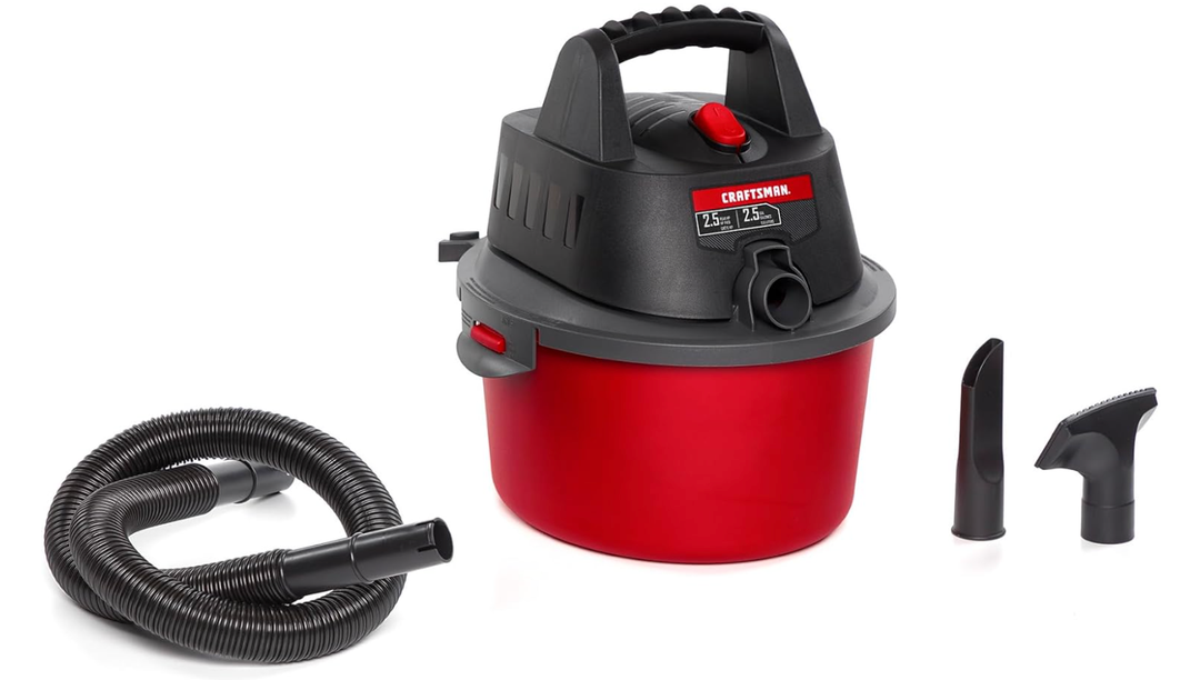 CRAFTSMAN CMXEVBE17250 2.5 Gallon 2.5 Peak HP Wet Dry Shop Vacuum
