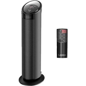 Lasko - 22" Electric Ceramic Tower Heater with Timer and Powerful 1500W: Smart Heat for Your Home