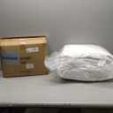 COHOME King Size Cooling Comforter, All-Season Quilted Down Alternative Duvet Insert, Luxury Hotel Breathable GentleSoft Comforter with Anti-Clump Tech & 8 Tab - Reversible - White 92 x 102 inches