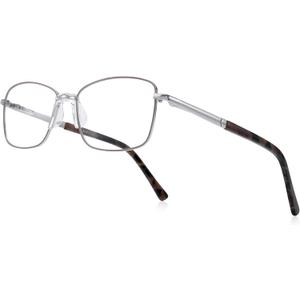 RB. Pilot Reading Glasses for Women Blue Light Blocking Computer Glasses Spring Hinge Readers Metal Frame Acetate Legs (Pink Frame Silver Bridge)