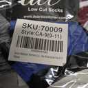 Debra Weitzner Womens Runner Ankle Socks - Low-Cut Colorful Socks (Size 9-11 and 10-13) 12 Pairs (Ankle Blue & Maroon)