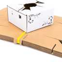Cardboard Boxes for Delivery - Flower Delivery Boxes (8"x 8"x 4") - Sell in Bundle (10)
