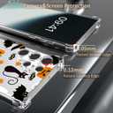 Clear Halloween Phone Case for Samsung S25 Ultra,Ghost Pumpkin Pattern Cover Soft Bumper Protective Cute Boys Girls Phone Case for Samsung S25 Ultra-Ghost Pumpkin