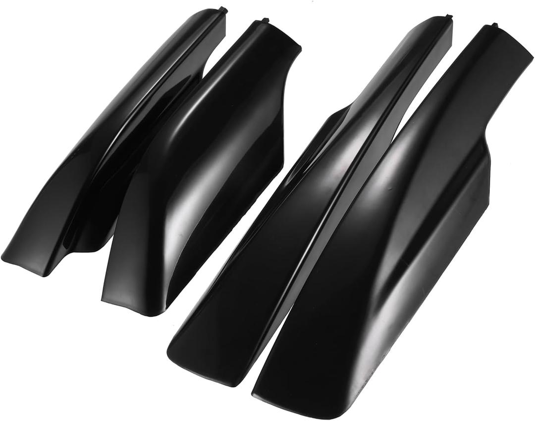 Upper/Roof Rack Rails End Cap Protection Cover Shell for Toyota RAV4 2006-2012 / Rails End Covers Shell Cap / 4 Pcs/Black Replace Parts