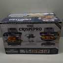 Ninja Crispi Pro 6-in-1 Glass Air Fryer | 450°F, Nontoxic, 6qt & 2.5qt Containers & Lids | Microwave, Freezer, Dishwasher Safe | Max Crisp, Air Fry, Bake, Roast, Recrisp, Dehydrate |Cyberspace AS101CY