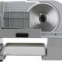 Chef'sChoice 609A Electric Meat Slicer with Stainless Steel Blade Features Slice Thickness Control and Tilted Food Carriage Easy Clean, 7-Inch, Silver