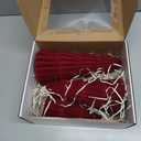 Joyhalo Tabletop Christmas Trees, Set of 3 Velvet Christmas Trees Indoor Xmas Decoration Centerpieces for Table, Mantel, Holiday, Party and Home Decor, Red