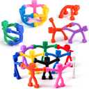 Magnetic-People-Magnet-Men Toys, Magnetic Travel Toys Portable, Clever Fun Magnets for Kids, Fridge Magnets for Refrigerator, Door, Classroom Fun 10 Pcs (Opaque)