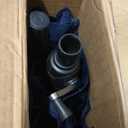 PHI VILLA 13ft Outdoor Market Umbrella Double-Sided Twin Large Patio Umbrella with Crank, Navy Blue