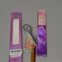 Clip In Hair Tinsel,Purple Tinsel Hair Extensions, 80 Strands Each Pc 24 Inches Very Cute Violet Hair Strands for Women Cosplay Party Christmas Daily Use