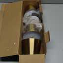 3 Pack Cordless Table Lamp, Portable Battery Operated Lamp with 3 Color Temps and Stepless Dimming, Rechargeable Table Lamp for Dinner, Desk, Cafe, Outdoor (Brushed Gold).