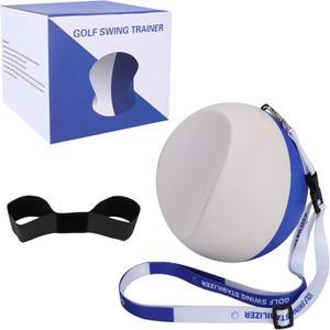 Golf Training Aid Ball,Golf Training Aids for Posture Correction Practice,Improve Hitting Accuracy and Swing Stability,Equipped with one Swing Correction Band