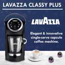 Lavazza Classy Plus Coffee Maker 72 Count Intenso Espresso Capsules Dual Brew Espresso & Lungo Machine Compatible Expert Capsules