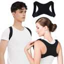 Posture Corrector for Women and Men, Adjustable Back Brace for Men Lower Back, Breathable Back Brace Posture Corrector for Shoulder and Neck Pain Relief