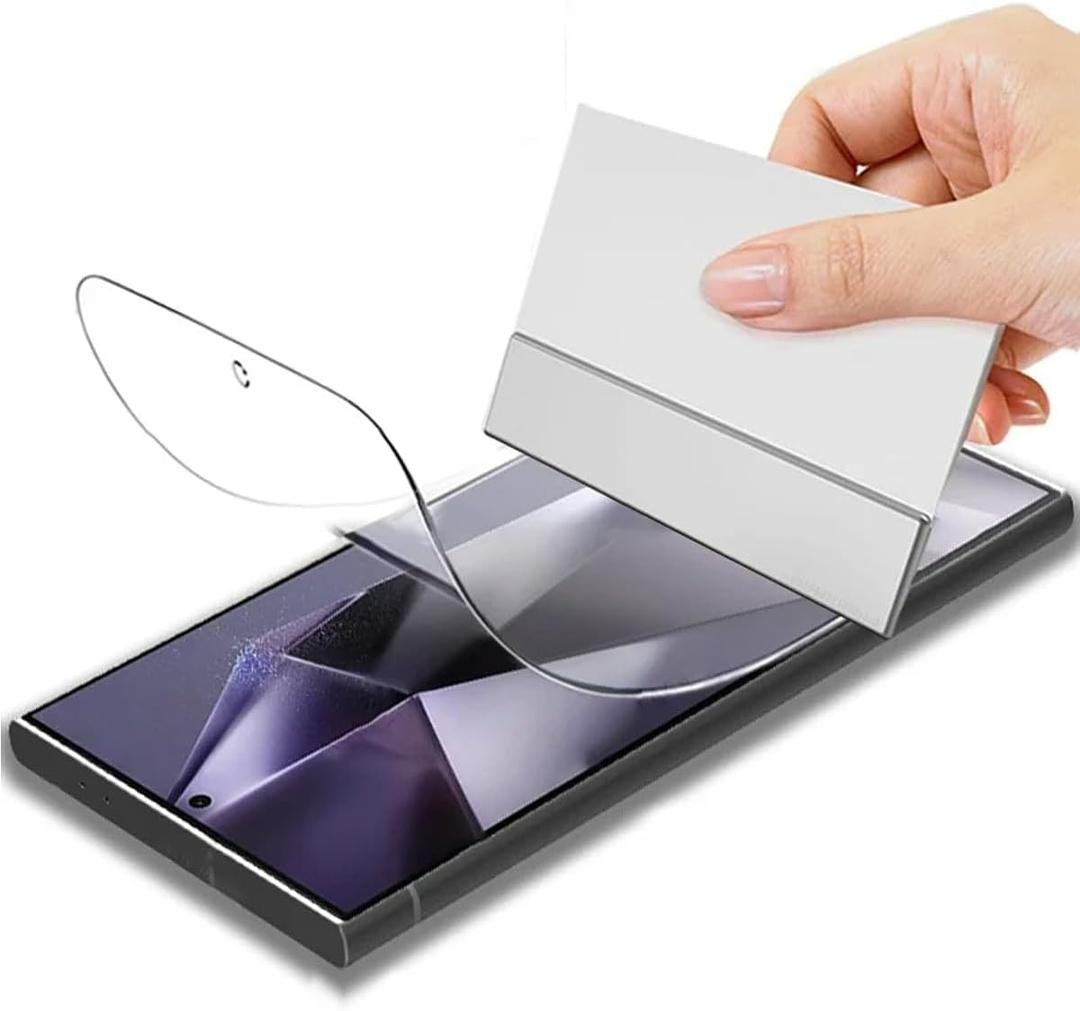 [3 Pack] Hydrogel Screen Protector for Samsung Galaxy S23 Ultra 5G (6.8"), Upgraded High Sensitivity Non-breakable Flexible TPU Screen Protector Hydrogel Film