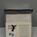 100% Blackout Shield Linen Blackout Curtains for Bedroom 84 Inches Long, Back Tab/Rod Pocket Living Room Drapes, Thermal Insulated Blackout Curtains 2 Panels Set, 50" W x 84" L, Cream