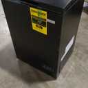 Igloo 3.5 Cu Ft. Upright Deep Freezer Chest- Deep Freezer with Quick Freezing System & Adjustable Thermostat- Low Noise Freezer with Removable Basket & LED Lights for Homes, Garages & Basements- Black