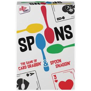 Spoons Games, Card Games for Kids - Spoons Game, Deck of Cards, Fun Family Games for Kids and Adults, Playing Cards, Game Night, Travel Games, 3-5 Multi-Player Card Game, Games for Adults, Ages 7+
