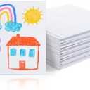 Mr. Pen- Hardcover Blank Books, 5"x5", 6 pcs, 40 Sheets, White Blank Books for Kids to Write Stories, Blank Notebooks for Kids, Mini Notebooks for Kids, Blank Journal for Kids Journal