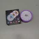 Searon Magnetic Visual Timer, Quiet Dial Timer with LED Alert, Easy Time Management for Kitchen & Kids, Compact 3.15 Inch (Purple)