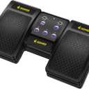 Donner Wireless Bluetooth Page Turner Pedal for iPad Tablets Phone Foot Pedal Rechargeable,Black